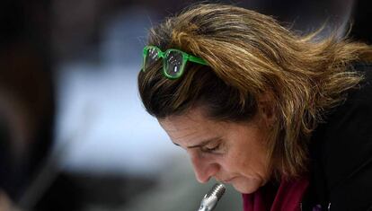 La ministra española de Transición Ecológica en funciones, Teresa Ribera.