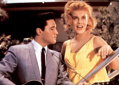 Ann-Margret y Elvis Presley en un fotograma de la película ¡Viva Las Vegas'.
