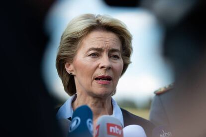 Ursula von der Leyen, ministra de Defensa de Alemania.