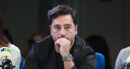 El cantante David Bustamante el pasado8 de septiembre en la presentación del concierto 'Vive Dial'.