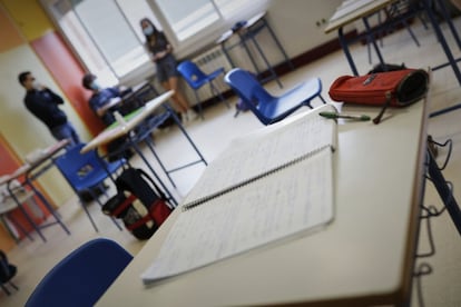 Alumnos de segundo de bachillerato del colegio Alameda de Osuna de Madrid.