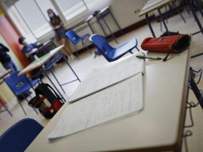 Alumnos de segundo de bachillerato del colegio Alameda de Osuna de Madrid.