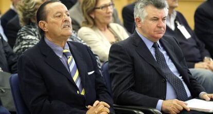 Muñoz y Roca, en el juicio por el 'caso Saqueo II'.