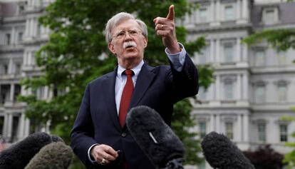 John Bolton, en la Casa Blanca el pasado miércoles.