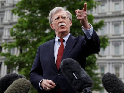 John Bolton, en la Casa Blanca el pasado miércoles.