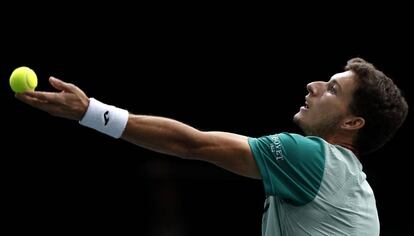 Carreño, durante el Masters de París.