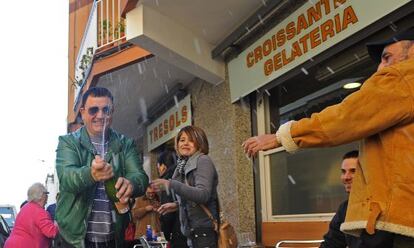 Celebració del segon premi a Gavà.