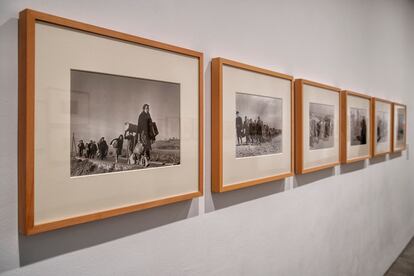 Fotografías de Robert Capa en la frontera de Cataluña con Francia.