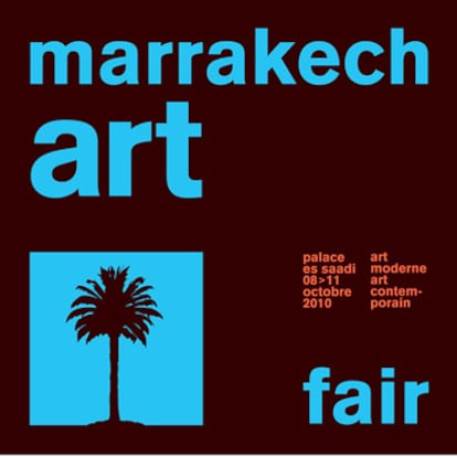 Cartel primera edición de la 'Marraquech Art Fair' del 8 al 11 de octubre