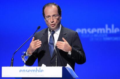 El candidato socialista a las presidenciales francesas, François Hollande.