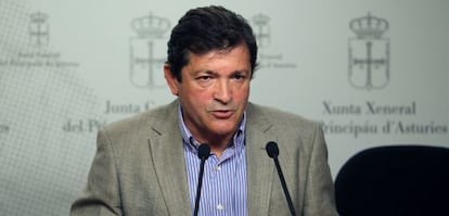 El candidato del PSOE a la presidencia del Principado, Javier Fernández.