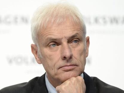 El presidente de VW, Mathias Mueller.