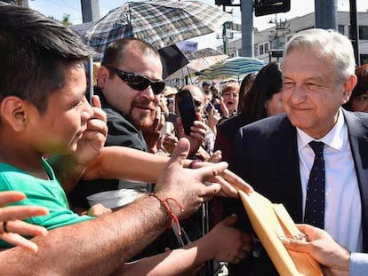 El presidente mexicano Andrés Manuel López Obrador. 