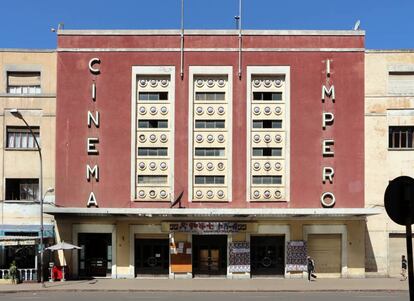Cine Imperio, de Asmara, capital de Eritrea.