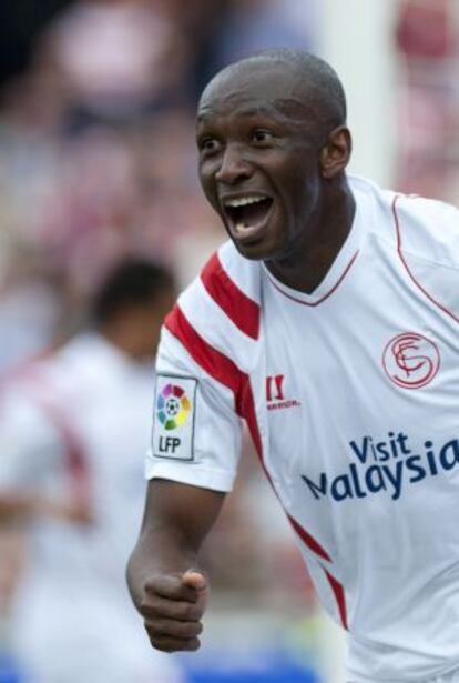 El sevillista Stephane M'Bia.