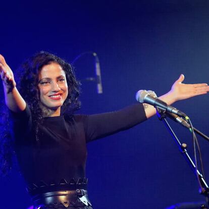 La cantante Emel Mathlouthi.