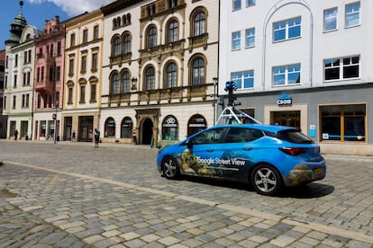 Google Street View calles Olomouc en República Checa