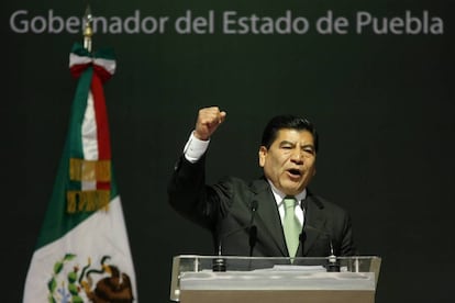 El exgobernador de Puebla Mario Marín, en 2011.