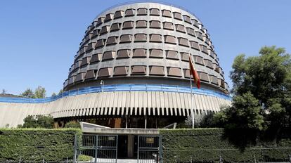 La sede del Tribunal Constitucional, en Madrid.