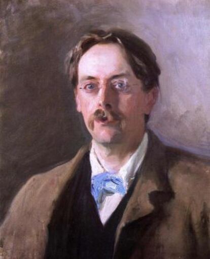 Edmund Gosse, por John Singer Sargent.