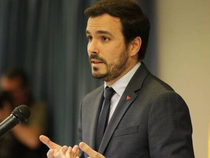 El ministro de Consumo, Alberto Garzón.