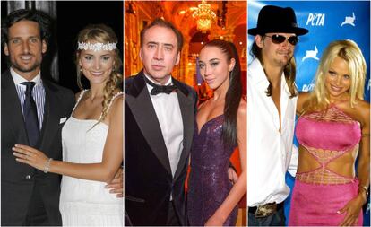 Feliciano López, Alba Carrillo, Nicolas Cage, Erika Koike,Kid Rock y Pamela Anderson.