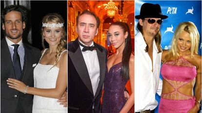 Feliciano López, Alba Carrillo, Nicolas Cage, Erika Koike,Kid Rock y Pamela Anderson.