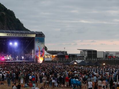 Un concierto del Jazzaldia de San Sebastián, este 20 de julio.