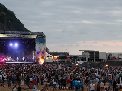 Un concierto del Jazzaldia de San Sebastián, este 20 de julio.