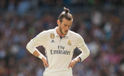Gareth Bale, en el partido de Liga contra el Alav&eacute;s en el Bernab&eacute;u.