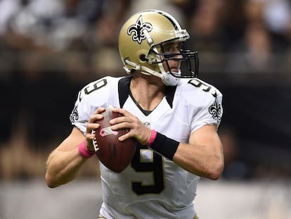 El quarterback de los Saints, Drew Brees.