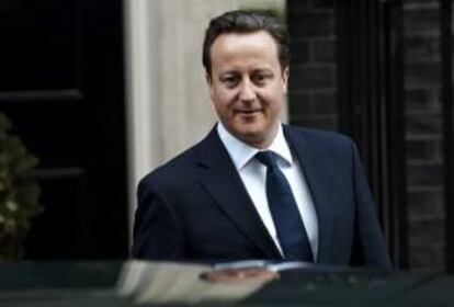 El primer ministro británico, David Cameron, afirmó hoy en su mensaje de Año Nuevo que el Reino Unido está en el camino "correcto" para salir de la crisis económica. EFE/Archivo