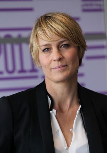 La actriz Robin Wright, en el festival de Tribeca en Doha (Qatar).