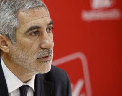 El candidato de IU de Asturias al Congreso, Gaspar Llamazares.