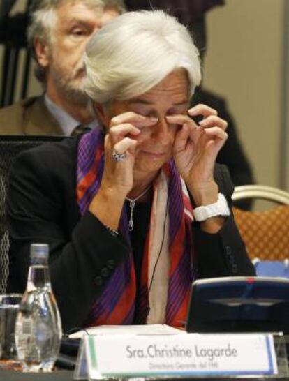 En la imagen, la directora gerente del Fondo Monetario Internacional (FMI), Christine Lagarde. EFE/Archivo