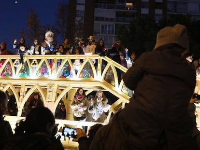 Una cabalgata de Reyes en Madrid.