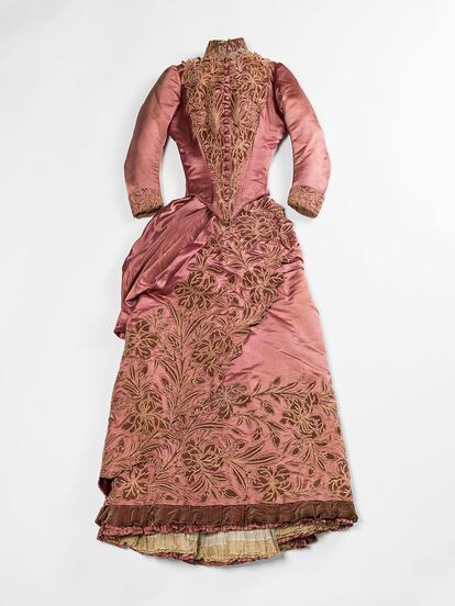 Un vestido de día de Soinard de 1887.