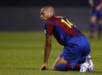 Thierry Henry, en un instante del partido de ayer