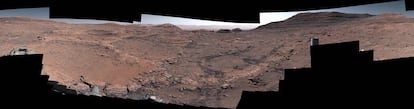 Imagen de Marte obtenida por el Curiosity de la NASA