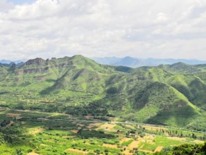 El valle donde est&aacute; previsto que se asiente el gigantesco complejo.