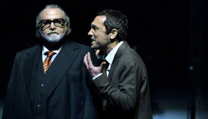 Andreu Benito y Pablo Derqui en 'L'ànec salvatge', de Ibsen.