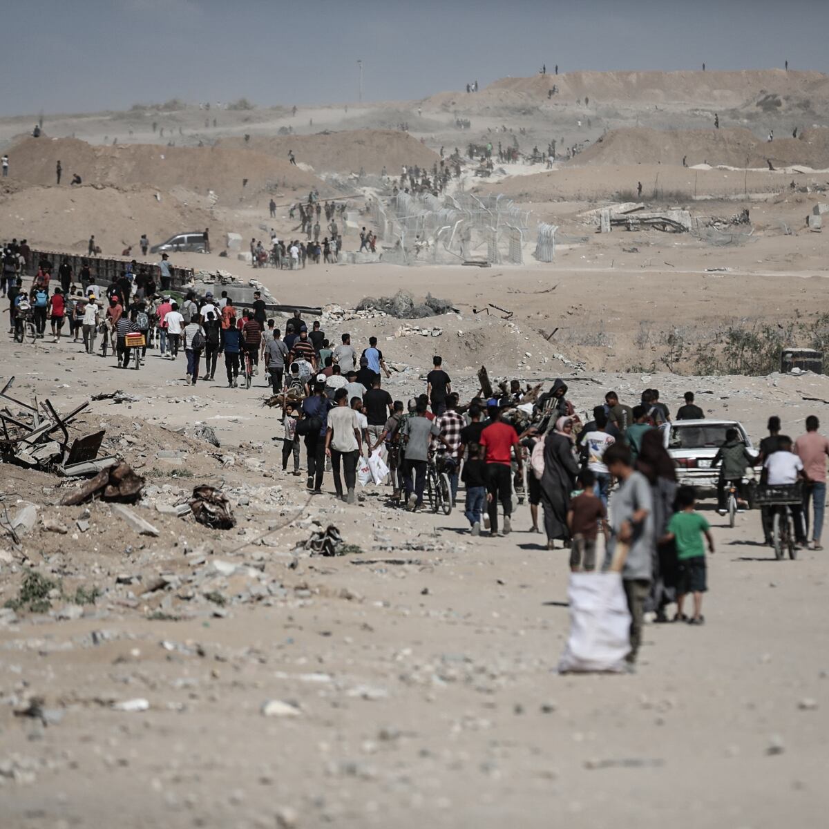 Miles de palestinos regresan a Gaza tras el alto el fuego: ¿cuáles son ...