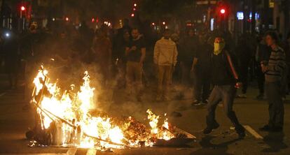 Aldarulls després del desallotjament de Can Vies.