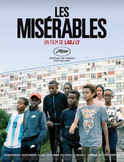 Cartel promocional de la película 'Los miserables'.