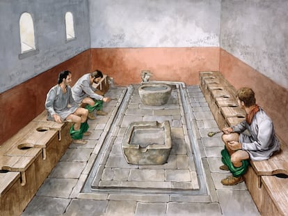 Roman latrines