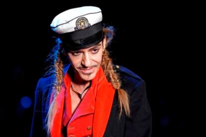 El diseñador británico John Galliano.