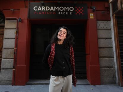 Ivana Portoles, propietaria del mítico tablao flamenco Cardamomo, en el barrio de Las Letras de Madrid.
