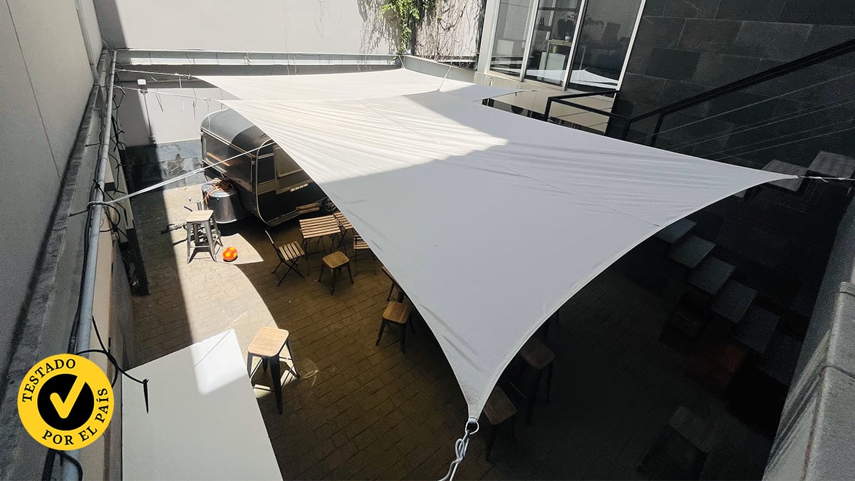 Los mejores toldos vela de sombra para patios, terrazas y áticos