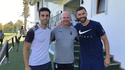 Susaeta, Pepe Mel y Fernando Llorente, en Marbella. © Instagram Pepe Mel