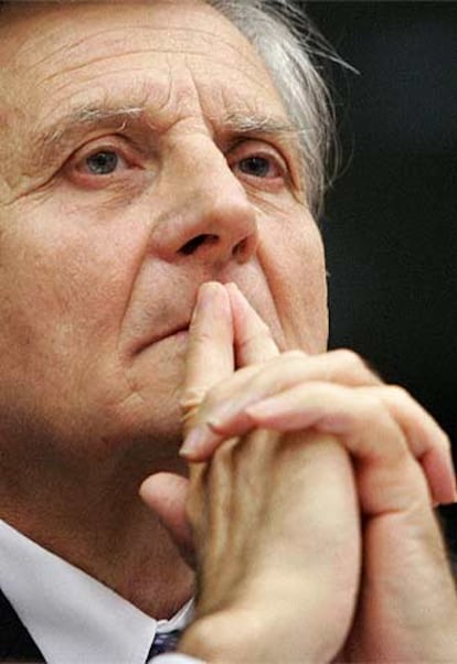 Jean-Claude Trichet, ayer en el Parlamento Europeo.